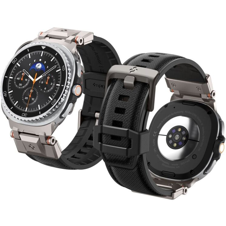 Ремінець Spigen DuraPro Armor для Samsung Galaxy Watch 8 (40/44mm) / 8 Classic AMP10118 - Black (384189B) Ремінець Spigen DuraPro Armor для Samsung Galaxy Watch 8 (40/44mm) / 8 Classic AMP10118 - Black: фото 2 з 16