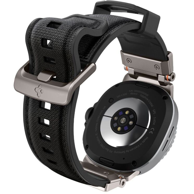 Ремінець Spigen DuraPro Armor для Samsung Galaxy Watch 8 (40/44mm) / 8 Classic AMP10118 - Black (384189B) Ремінець Spigen DuraPro Armor для Samsung Galaxy Watch 8 (40/44mm) / 8 Classic AMP10118 - Black: фото 7 з 16