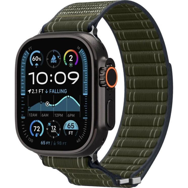 Ремінець Spigen WBF0 для Apple Watch 42 / 44 / SE 44 / 45 / Ultra / Ultra 2 / Ultra 3 (49mm) AMP10142 - Green: фото 11 з 18