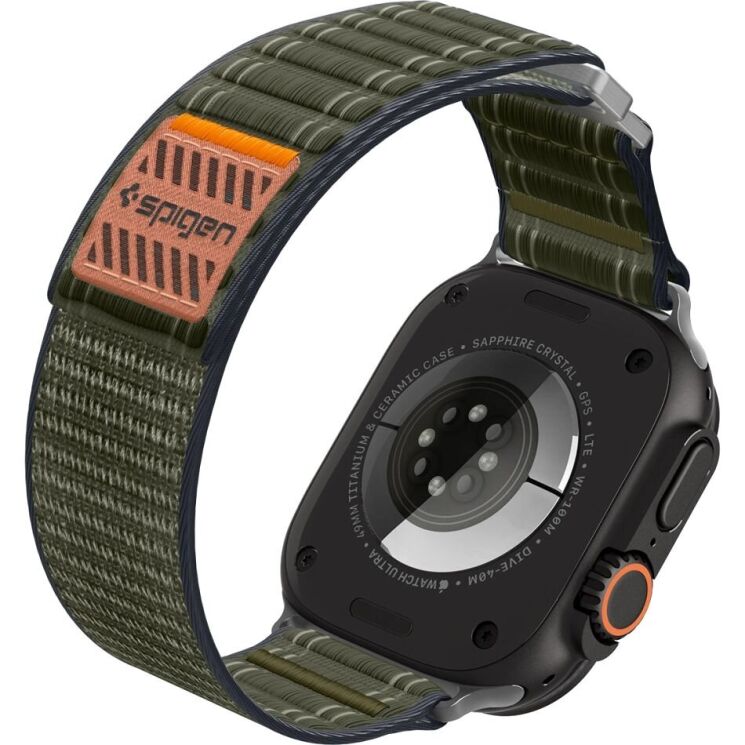 Ремінець Spigen WBF0 для Apple Watch 42 / 44 / SE 44 / 45 / Ultra / Ultra 2 / Ultra 3 (49mm) AMP10142 - Green: фото 8 з 18