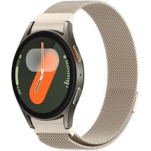 Ремешок Tech-Protect MilaneseBand для Samsung Galaxy Watch 4 / 4 Classic / 5 / 5 Pro / 6 / 6 Classic / 7 / FE - Starlight: фото 1 из 4