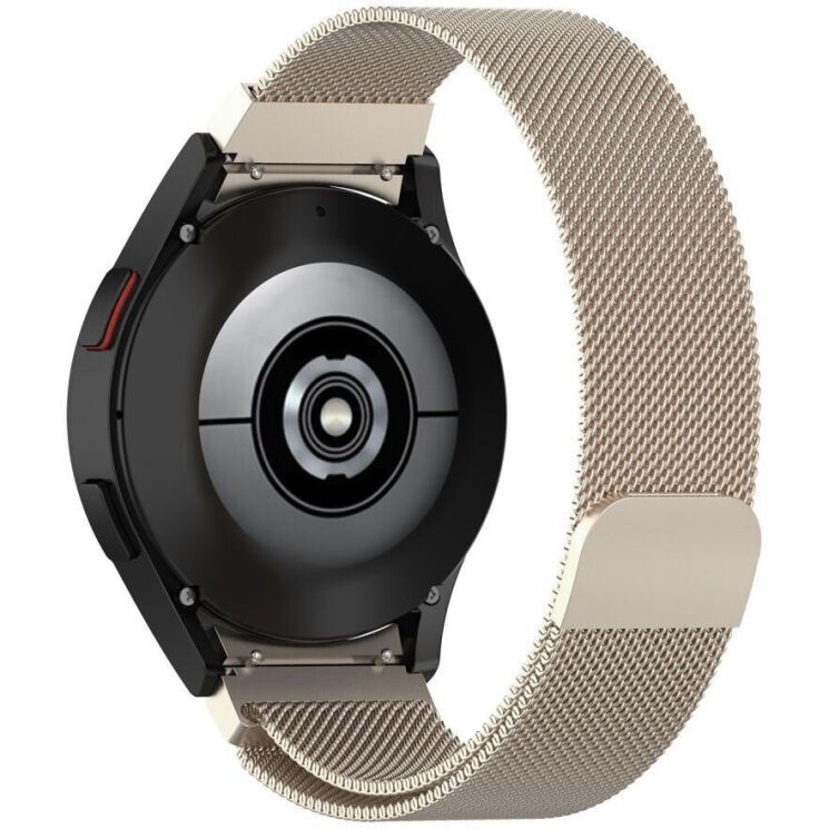 Ремешок Tech-Protect MilaneseBand для Samsung Galaxy Watch 4 / 4 Classic / 5 / 5 Pro / 6 / 6 Classic / 7 / FE - Starlight: фото 2 из 4
