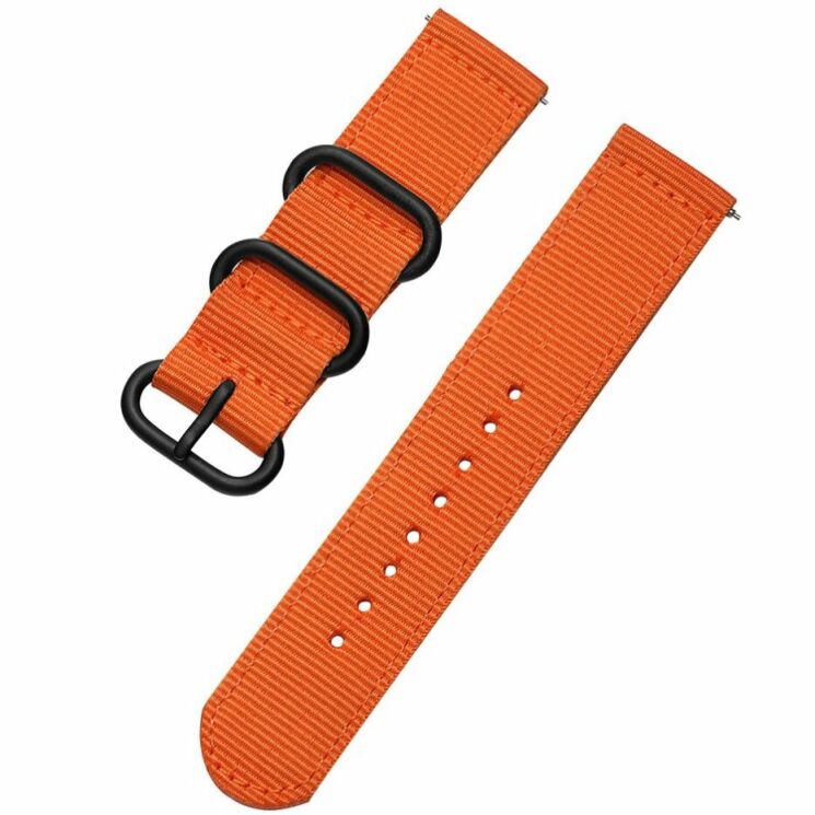 Ремешок UniCase Nylon для часов с шириной крепления 22мм - Orange: фото 1 из 3