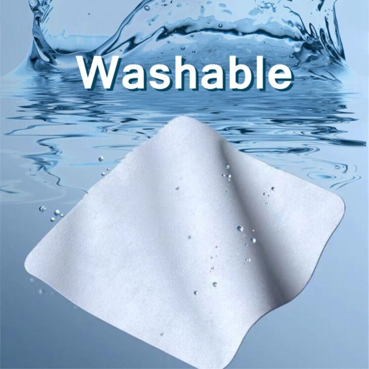 Салфетка для дисплея Deexe Microfiber Cleaning Cloth - White: фото 4 из 7