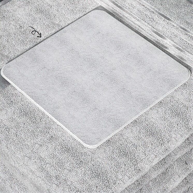 Салфетка для дисплея Deexe Microfiber Cleaning Cloth - White: фото 6 из 7