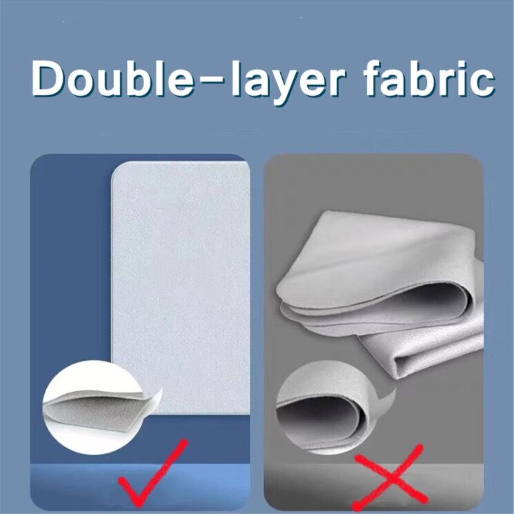 Салфетка для дисплея Deexe Microfiber Cleaning Cloth - White: фото 3 из 7