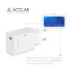 Мережевий зарядний пристрій ACCLAB&nbsp;AL-TC451 PD45W (Type-C) - White (995683W). Фото 7 з 8