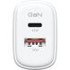 Сетевое зарядное устройство ArmorStandart Poweraze (45W) GaN Type-C + USB - White (995665W). Фото 4 из 9