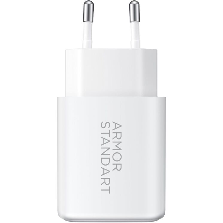 Сетевое зарядное устройство ArmorStandart Poweraze (45W) GaN Type-C + USB - White: фото 7 из 9
