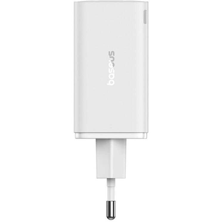 Сетевое зарядное устройство Baseus GaN6 Pro Fast Charger 2C+2U 65W + кабель Type-C to Type-C (100W) P10162701213-00 - White: фото 5 из 20