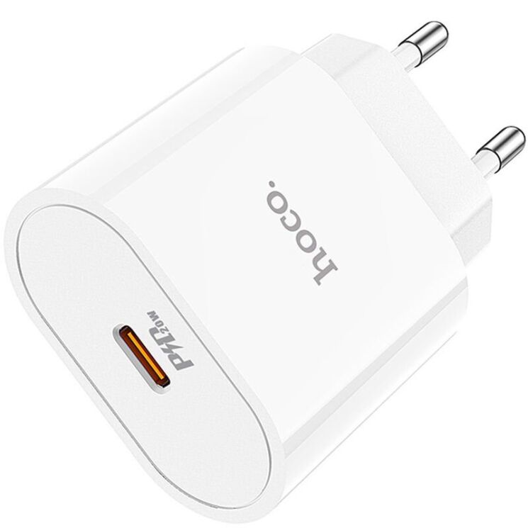 Сетевое зарядное устройство Hoco C94A PD20W - White: фото 2 из 8