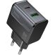 Мережевий зарядний пристрій Hoco CS73A PD30W + QC3.0 (USB + Type-C) - Midnight Black (960231B). Фото 1 з 6
