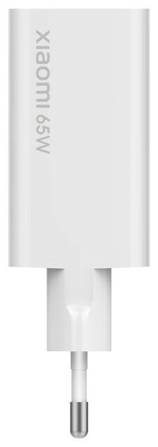 Сетевое зарядное устройство Xiaomi Mi Fast Charger Type-C (65W) BHR4499GL - White: фото 4 из 12