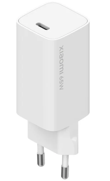Сетевое зарядное устройство Xiaomi Mi Fast Charger Type-C (65W) BHR4499GL - White: фото 1 из 12