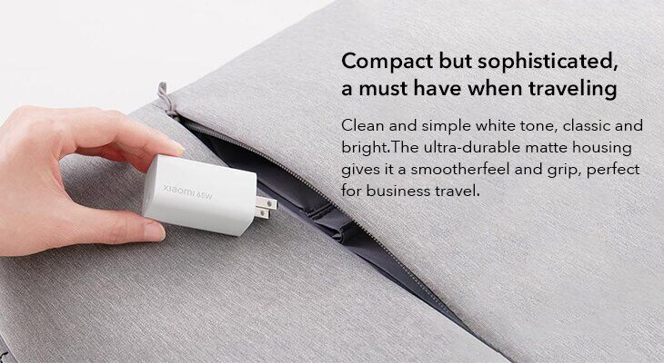Сетевое зарядное устройство Xiaomi Mi Fast Charger Type-C (65W) BHR4499GL - White: фото 12 из 12