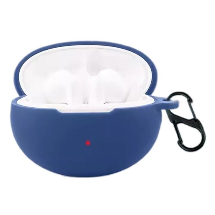 Силіконовий чохол Deexe Silicone Case (FH) для Huawei FreeBuds 6i - Dark Blue: фото 2 з 5