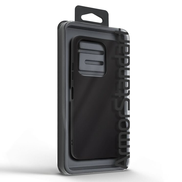 Силиконовый (TPU) чехол ArmorStandart Matte Slim Fit для ZTE Nubia V60 Design - Black: фото 2 из 5