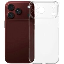 Силіконовий (TPU) чохол BASEUS Simple Series для iPhone 18 Pro Max / 17 Pro Max - Transparent: фото 1 з 5