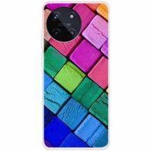 Силіконовий (TPU) чохол Deexe Life Style для Realme 11 4G - Colorful Block: фото 1 з 5