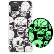 Силиконовый (TPU) чехол Deexe LumiCase для Samsung Galaxy A12 (A125) / A12 Nacho (A127) / M12 (M127) - Skullcandy (260378I)