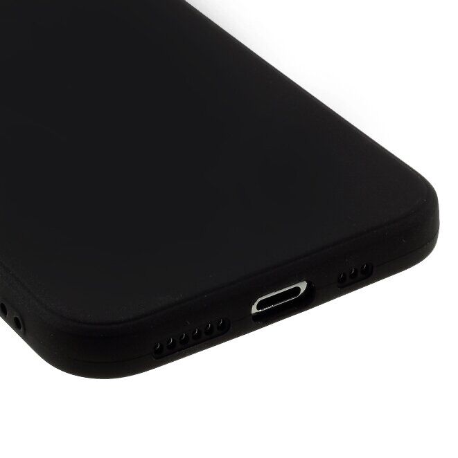 Силиконовый (TPU) чехол Deexe Matte Case для iPhone 11 Pro Max - Black: фото 6 из 8