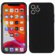 Силиконовый (TPU) чехол Deexe Matte Case для iPhone 11 Pro Max - Black (253279B). Фото 1 из 8
