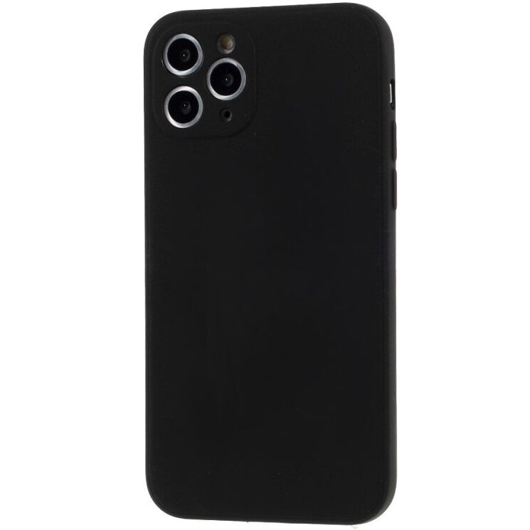 Силиконовый (TPU) чехол Deexe Matte Case для iPhone 11 Pro Max - Black: фото 2 из 8