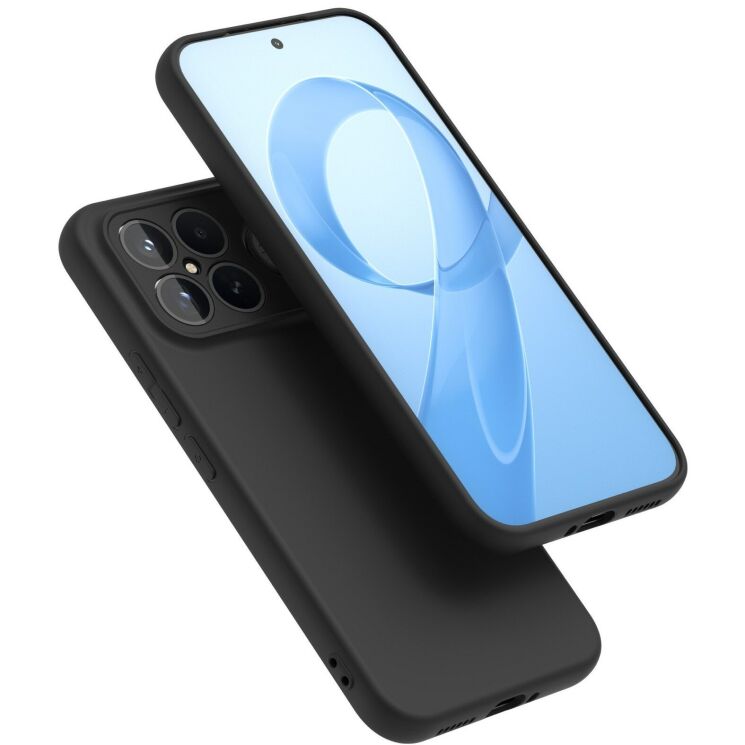 Силиконовый (TPU) чехол Deexe Matte Case для Xiaomi Poco F8 Ultra - Black: фото 2 из 5