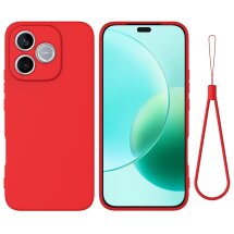 Силиконовый (TPU) чехол Deexe Silicone Case для Honor 600 Lite - Red: фото 1 из 9