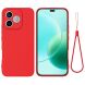 Силиконовый (TPU) чехол Deexe Silicone Case для Honor 600 Lite - Red (411813R). Фото 1 из 9