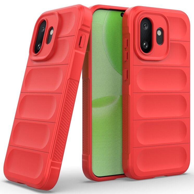 Силиконовый (TPU) чехол Deexe Terra Case для OnePlus 15T - Red: фото 2 из 6