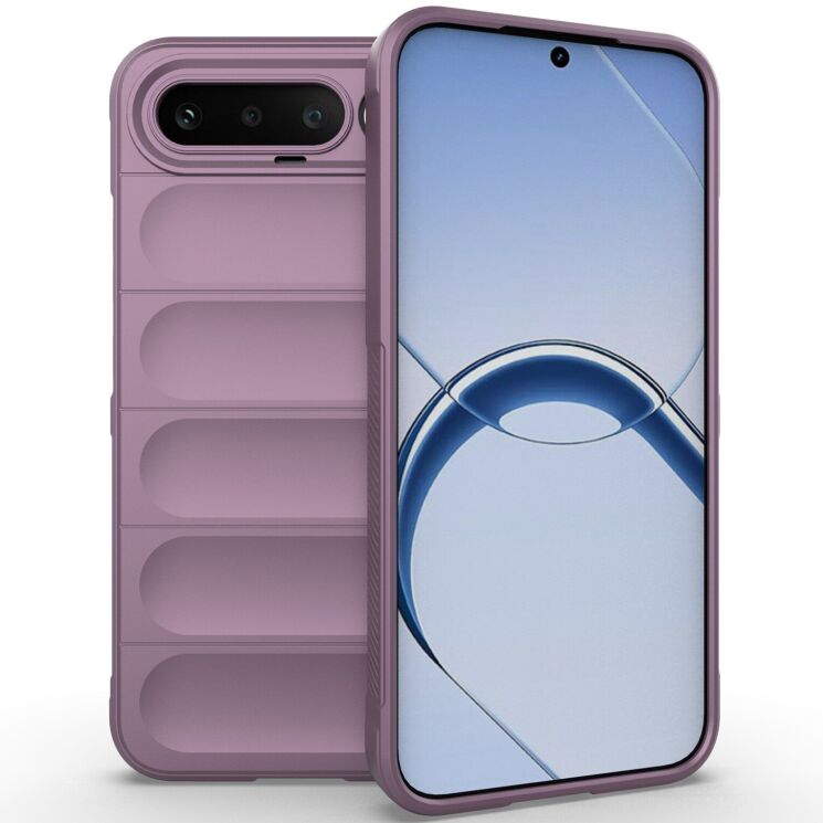 Силиконовый (TPU) чехол Deexe Terra Case для Realme 16 - Light Purple: фото 1 из 5