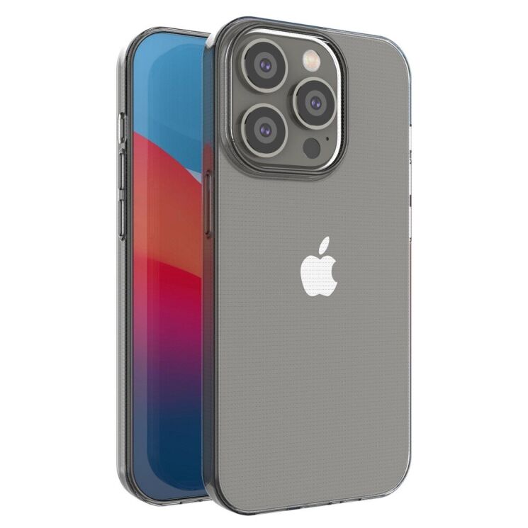 Силіконовий (TPU) чохол Deexe UltraThin для Apple iPhone 14 Pro - Transparent: фото 2 з 6