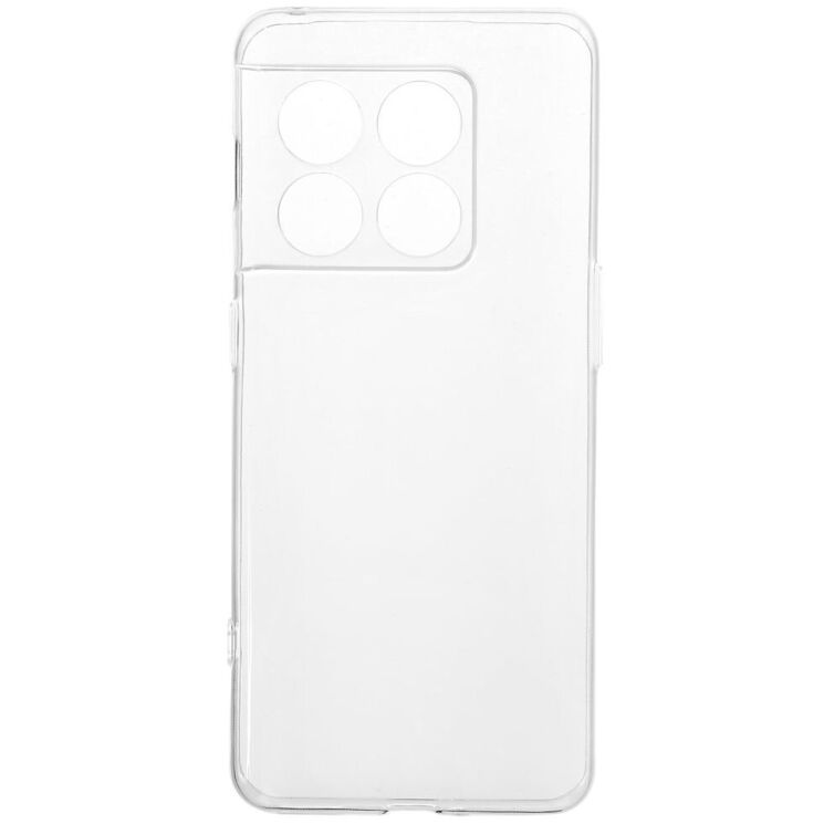 Силиконовый (TPU) чехол Deexe UltraThin для OnePlus 10 Pro - Transparent: фото 1 из 6