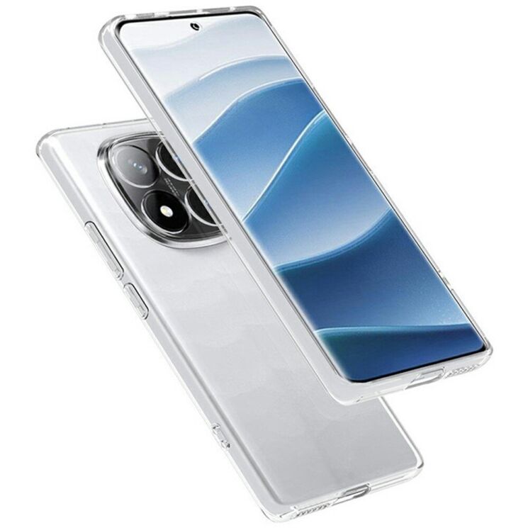 Силіконовий (TPU) чохол Deexe UltraThin для Xiaomi Redmi Note 14 Pro - Transparent: фото 2 з 4