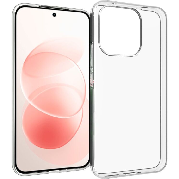 Силиконовый (TPU) чехол Deexe UltraThin для Xiaomi Redmi Note 17 Pro Max - Transparent (430503T) Силиконовый (TPU) чехол Deexe UltraThin для Xiaomi Redmi Note 17 Pro Max - Transparent: фото 1 из 6