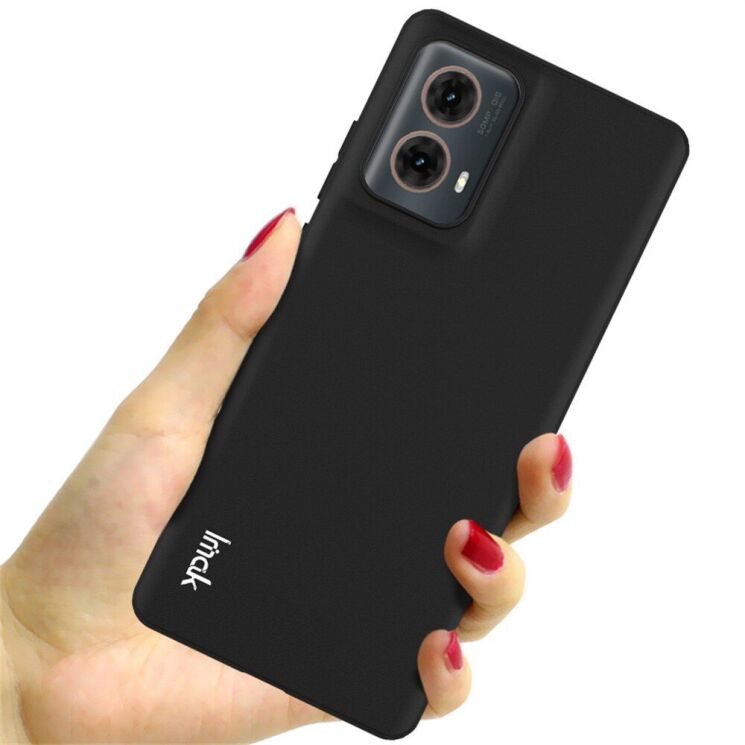 Силиконовый (TPU) чехол IMAK UC-3 Series для Motorola Moto G85 - Black: фото 6 из 9