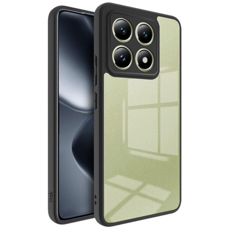 Силиконовый (TPU) чехол IMAK UX-9A Series для Xiaomi 14T - Black: фото 1 из 8