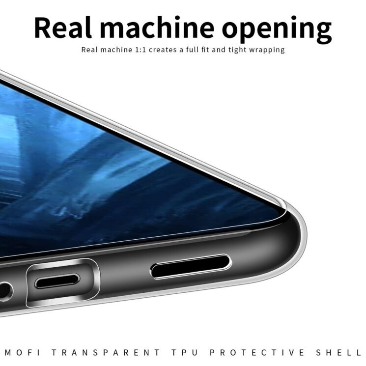Силиконовый (TPU) чехол MOFI Thin Guard для Google Pixel 9 Pro - Transparent: фото 9 из 11