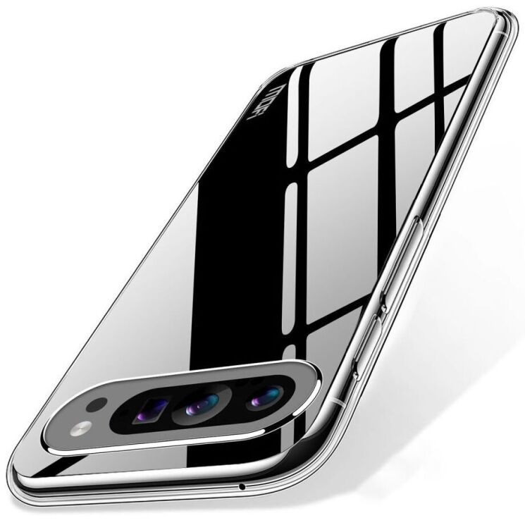 Силиконовый (TPU) чехол MOFI Thin Guard для Google Pixel 9 Pro - Transparent: фото 2 из 11