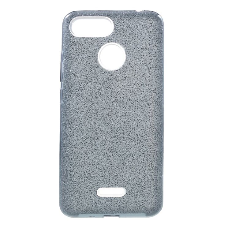 Силиконовый (TPU) чехол UniCase Glitter Cover для Xiaomi Redmi 6 - Grey: фото 1 из 7