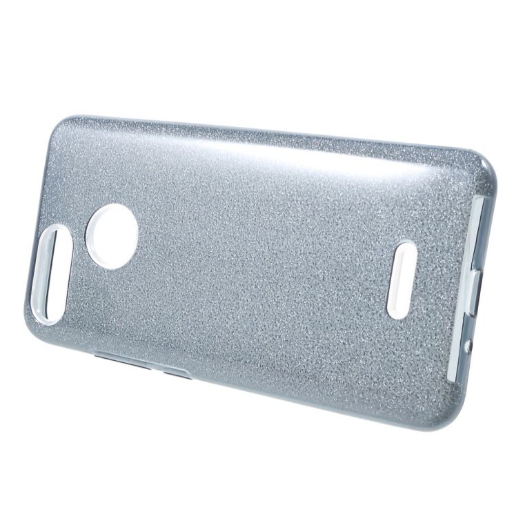Силиконовый (TPU) чехол UniCase Glitter Cover для Xiaomi Redmi 6 - Grey: фото 2 из 7