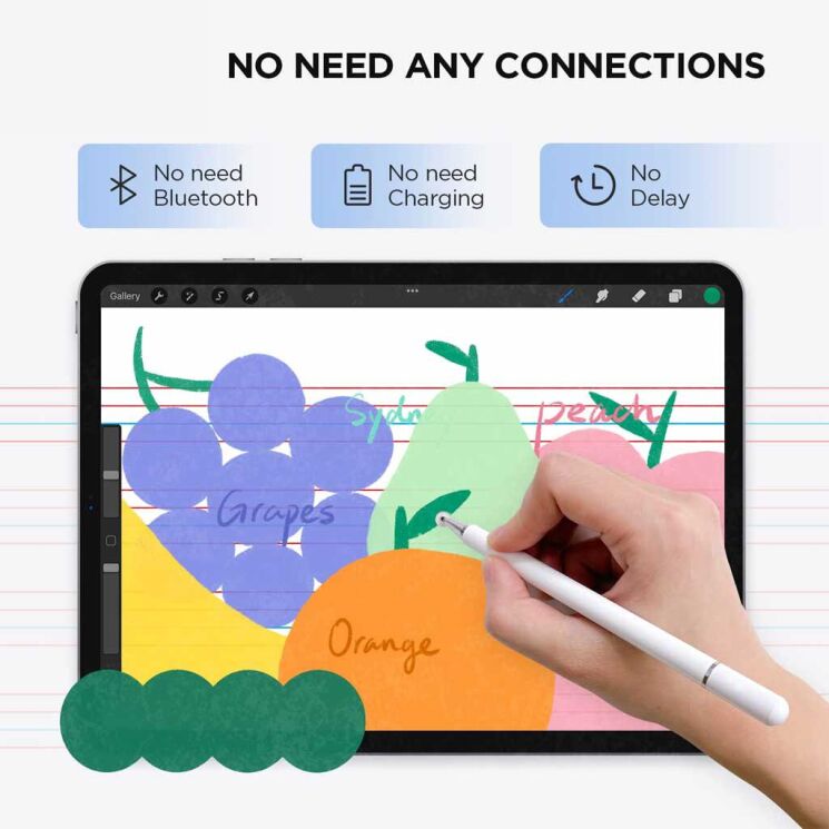 Стилус XO ST-06 Universal Stylus - White: фото 8 из 9