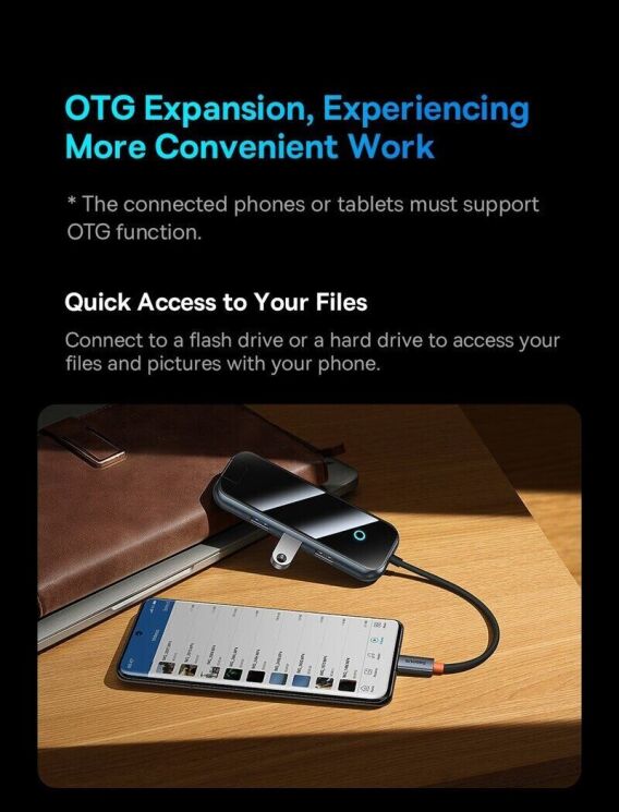 USB HUB Baseus AcmeJoy 5 in 1 (WKJZ010213) - Dark Gray: фото 15 из 27