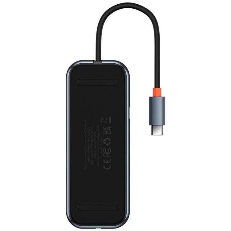 USB HUB Baseus AcmeJoy 5 in 1 (WKJZ010213) - Dark Gray: фото 5 из 27