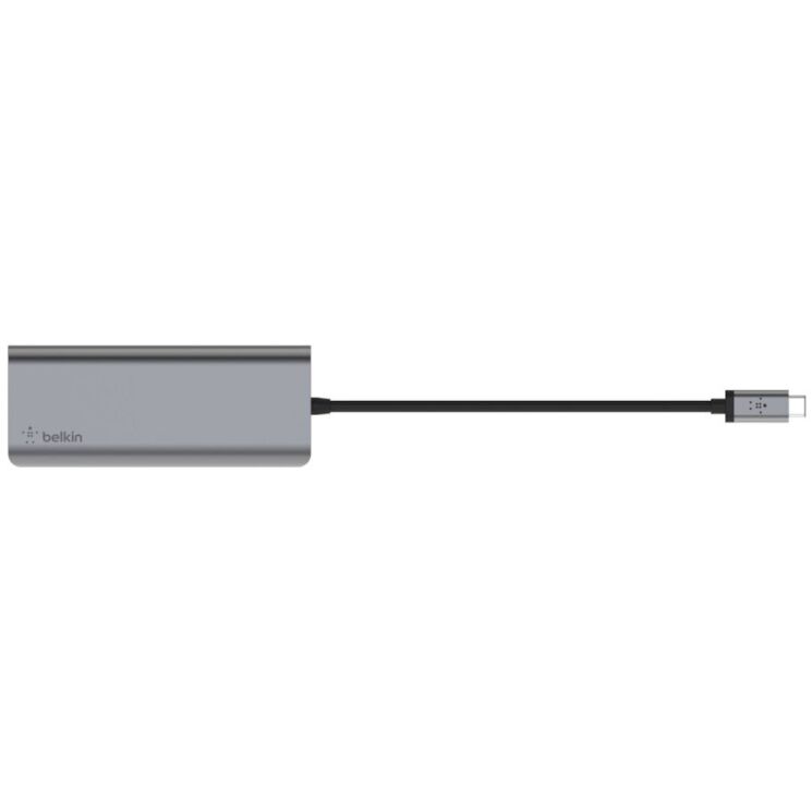USB HUB Belkin 6 in 1 Multiport Dock (AVC008BTSGY) - Grey: фото 4 из 14