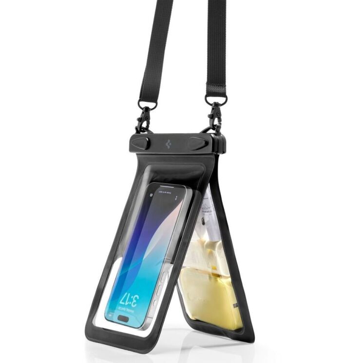Влагозащитный чехол Spigen (SGP) A603 Universal Waterproof Case (ACS09745) - Black: фото 2 из 13