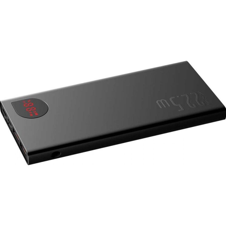 Зовнішній акумулятор Baseus Adaman Digital Display 22.5W (10000mAh) PPAD070001 - Black: фото 4 з 26