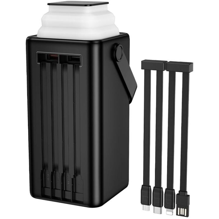 Зовнішній акумулятор BOROFONE BJ65B 22.5W + PD20W (80000mAh) - Black: фото 5 з 9