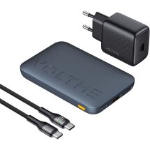 Внешний аккумулятор Voltme V-Power Combo Kit 22.5W (10000mAh) + кабель Type-C - Deep Blue: фото 1 из 5